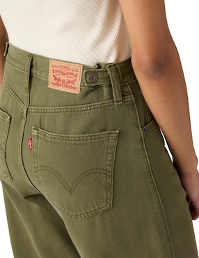 Jeans barrel Levi's Cinch Washed Ivy Green Gd para mujer