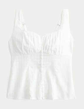 Blusa Hollister sin manga para mujer