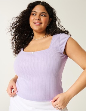 Blusa Hollister manga corta para mujer