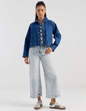Chamarra casual Only de mezclilla para mujer