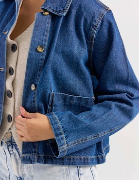 Chamarra casual Only de mezclilla para mujer