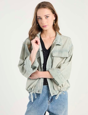 Chamarra cazadora Only de Lyocell para mujer