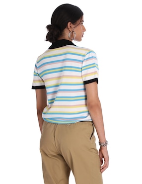 Playera tipo polo Ppaayyss para mujer