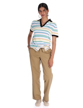Playera tipo polo Ppaayyss para mujer
