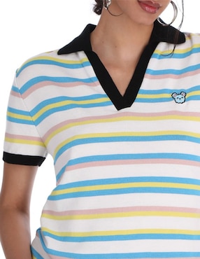 Playera tipo polo Ppaayyss para mujer