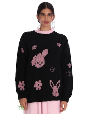 Suéter Ppaayyss cuello redondo para mujer