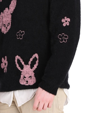 Suéter Ppaayyss cuello redondo para mujer