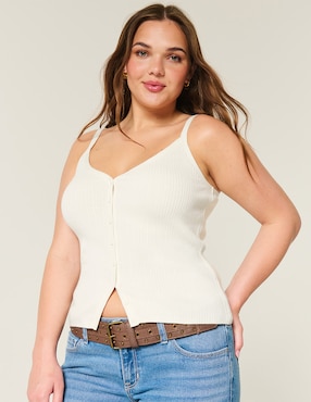 Blusa de tirantes Hollister para mujer