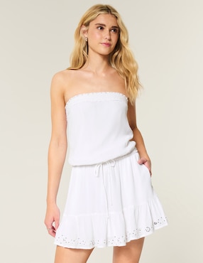 Vestido mini casual Hollister Temporada para mujer