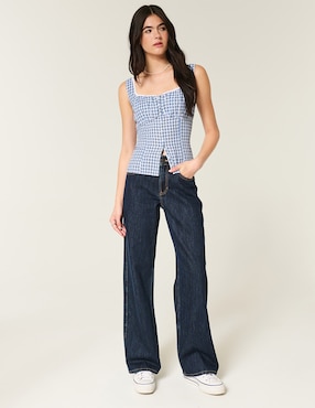 Jeans baggy Hollister para mujer