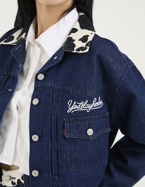 Chamarra denim Levi's de mezclilla para mujer