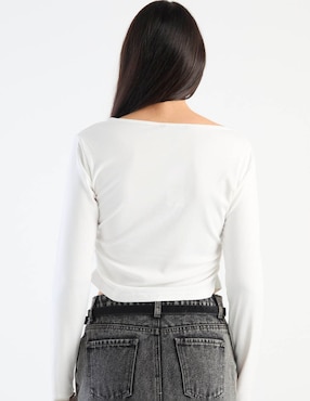 Blusa Biography manga larga para mujer