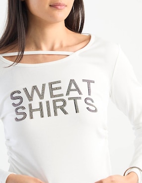 Blusa Biography manga larga para mujer