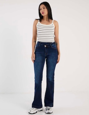 Jeans flare Biography para mujer