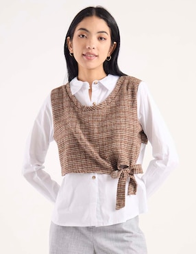 Blusa Biography manga larga para mujer