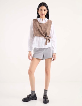 Blusa Biography manga larga para mujer