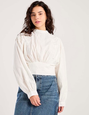 Blusa Biography manga larga para mujer