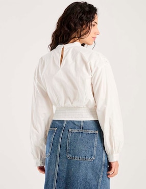 Blusa Biography manga larga para mujer