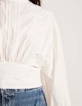 Blusa Biography manga larga para mujer