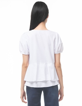 Blusa Sarah Bustani manga corta para mujer