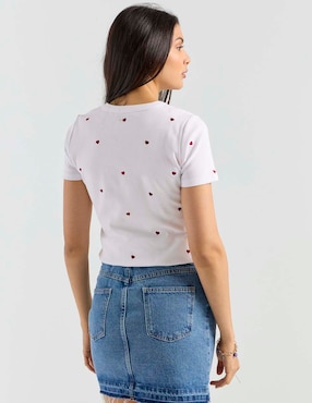 Playera manga corta That's It cuello redondo para mujer