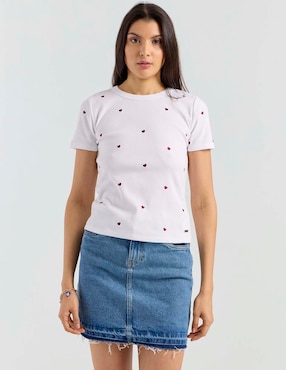 Playera manga corta That's It cuello redondo para mujer