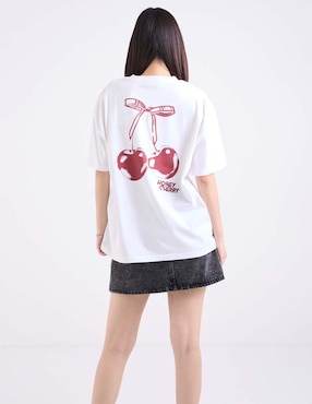 Playera manga corta That's It cuello redondo para mujer