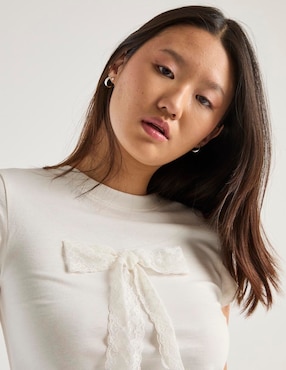 Playera manga corta That's It cuello redondo para mujer