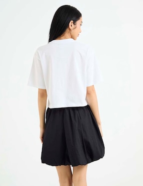 Playera manga corta That's It cuello redondo para mujer