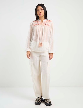 Blusa That's It manga larga para mujer