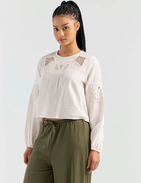 Blusa That's It manga larga para mujer