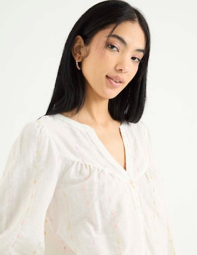 Blusa That's It manga larga para mujer