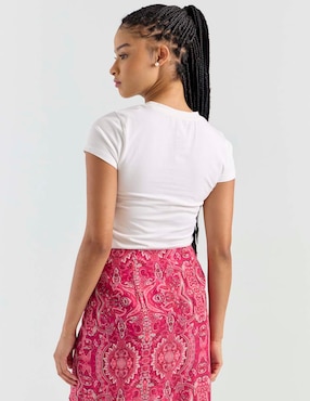 Playera manga corta That's It cuello redondo para mujer