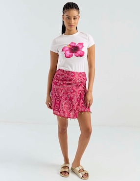 Playera manga corta That's It cuello redondo para mujer