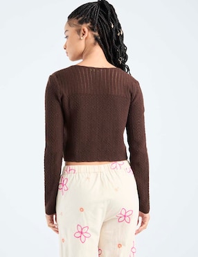 Suéter That's It cuello V para mujer