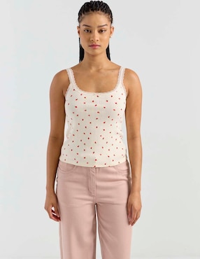 Top That'S It cuello redondo escote regular tirante clásico