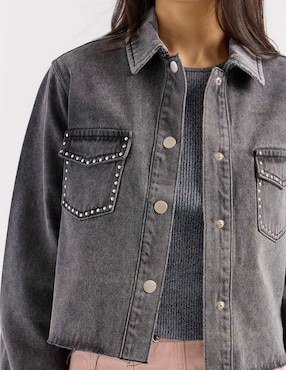 Chamarra denim That's It de mezclilla para mujer