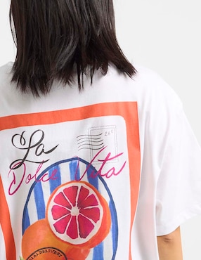 Playera manga corta That's It cuello redondo para mujer