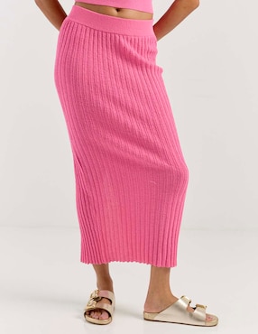 Falda midi That's It a la cintura