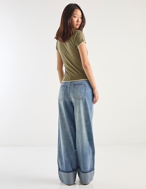Jeans bota That's It corte cintura para mujer