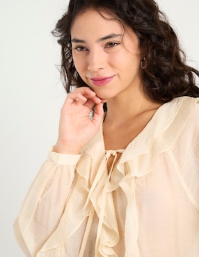 Blusa That's It manga larga para mujer