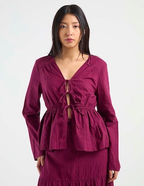 Blusa That's It manga larga para mujer