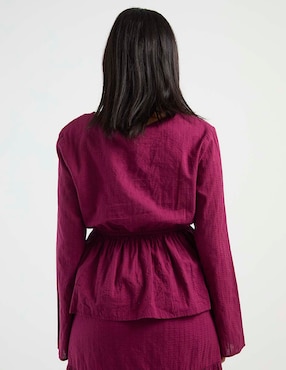 Blusa That's It manga larga para mujer