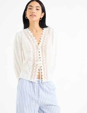 Blusa That's It manga larga para mujer