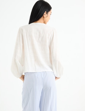 Blusa That's It manga larga para mujer