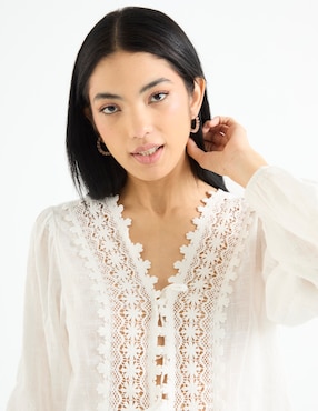 Blusa That's It manga larga para mujer