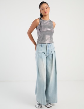 Jeans relaxed wide leg That's It para mujer