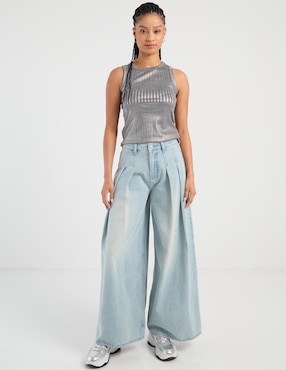 Jeans relaxed wide leg That's It para mujer