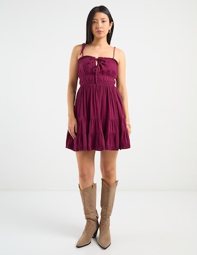 Vestido corto casual That's It para mujer
