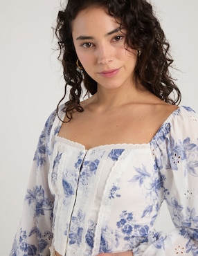 Blusa That's It manga larga para mujer
